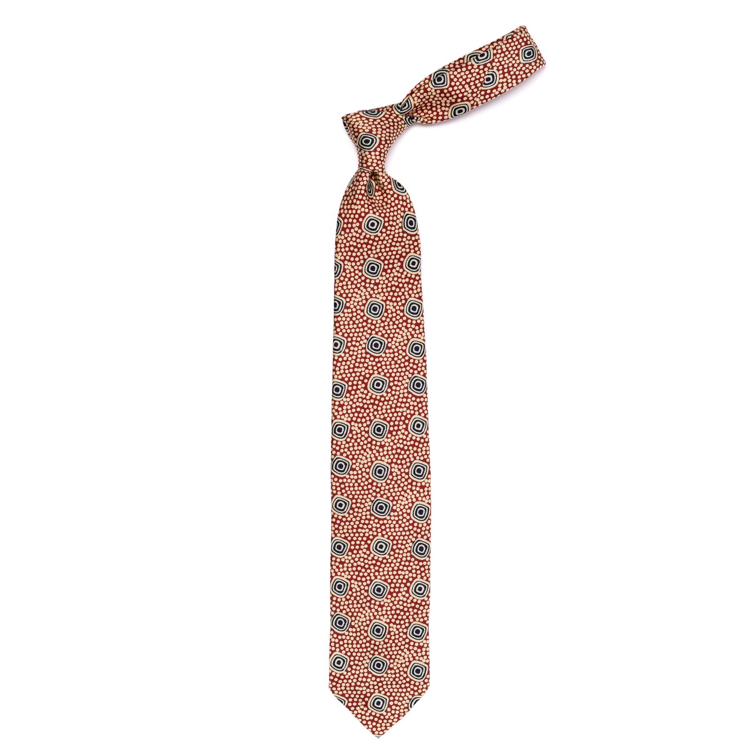 E.Marinella Exclusive x MJ: Tie "Heritage" made of pure Silk - hand-rolled